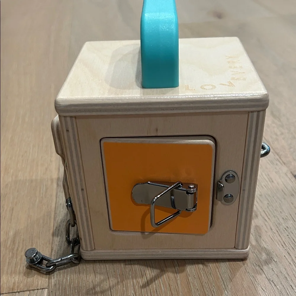 Lovevery Montessori Wooden Lock Box